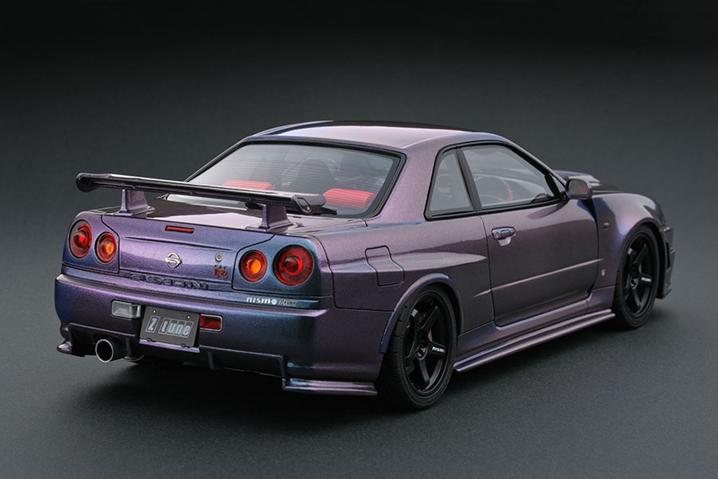 Nissan Skyline R34 Nismo GT-R Z-tune Midnight Purple III IG0009 1/18 Ignition Model